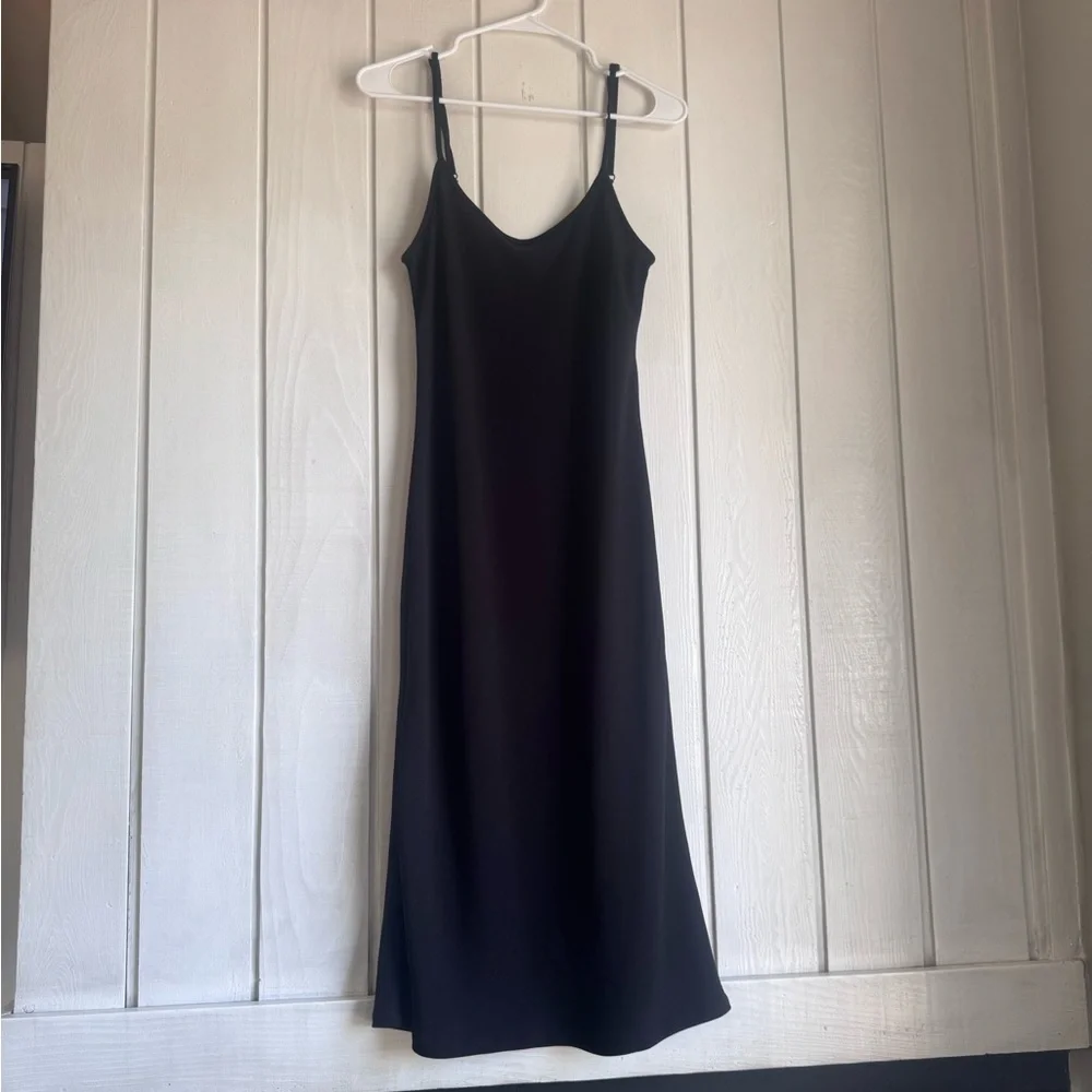 American Apparel Dresses | American Apparel Black Sleeveless Midi Dress | Color: Black | Size: S | Closetbydelaney's Closet